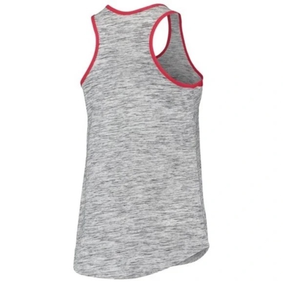 Toronto Raptors 2XL New Era Women's Team Space Dye Jersey Racerback Tank Top - Picture 2 of 6